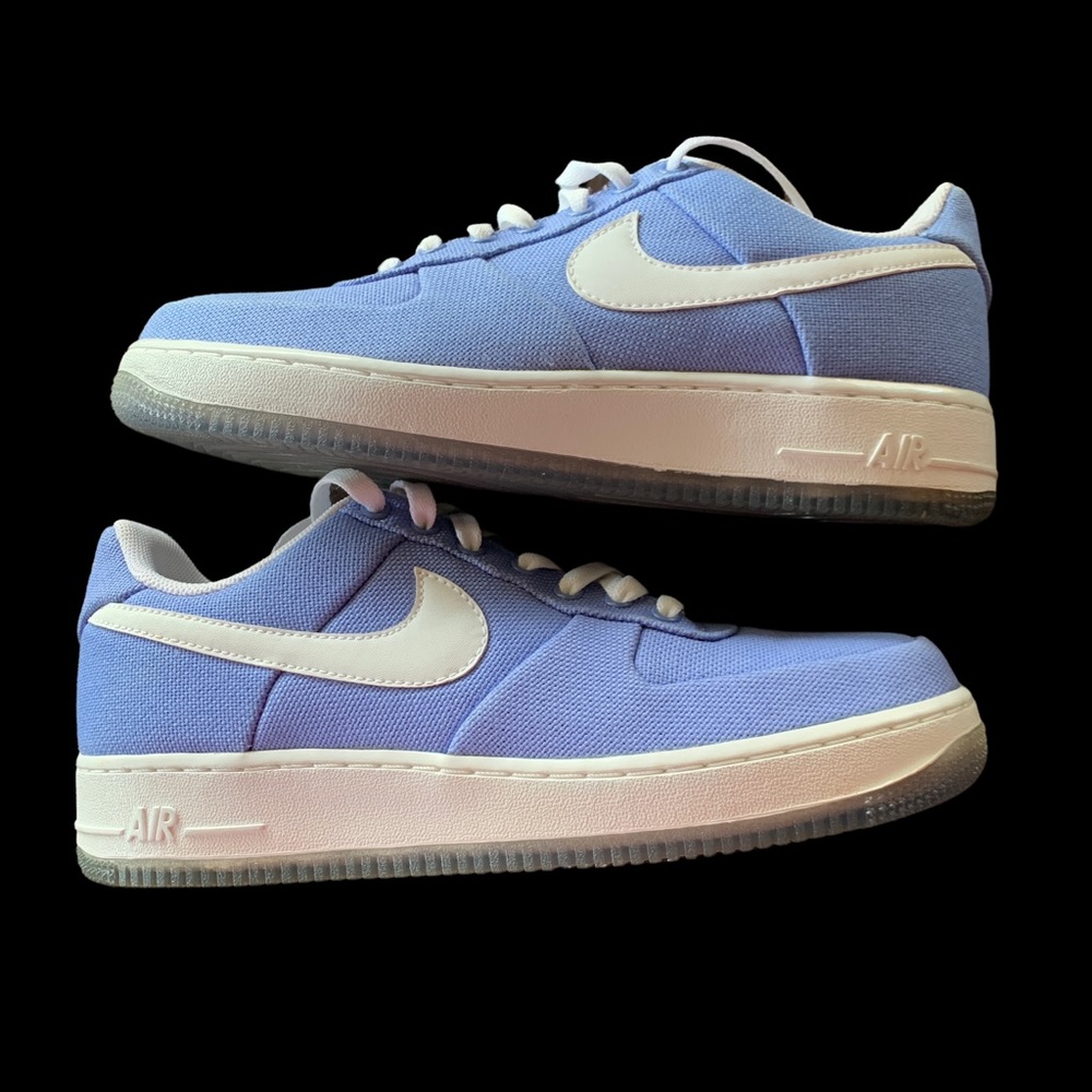 Nike Womens Air Force 1 Low Sneakers Shoes Purple Frost 318636-511 Lace Up 10M